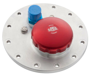 JAZ Products 2-1/2 12-Bolt Fuel Plate w/Billet Twist Cap 391-452-06
