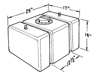 JAZ Products 22-Gallon C/T Fuel Cell 200-222-01