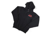Load image into Gallery viewer, JKS Manufacturing Zippered Black Hoodie - Large - Installation View