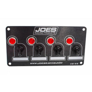 JOES Racing Products Accessory Switch Panel w /4 Switches and Lights 46135