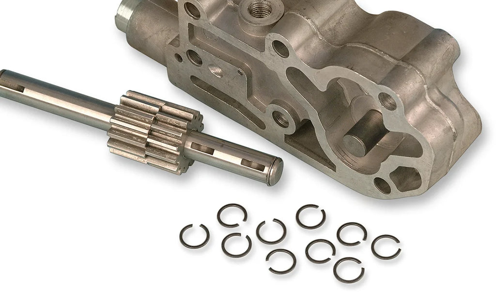 James Gasket Oil Pump Shaft End C-Clip - Big Twin JGI-26348-36 - Side View