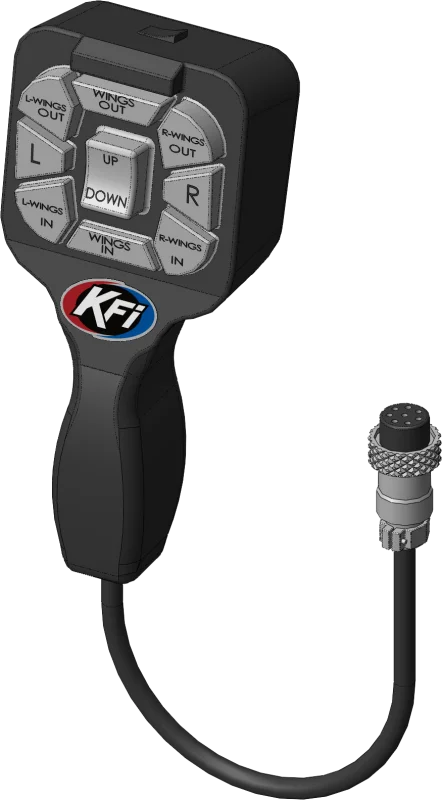 KFI Pro-V Plow Hand Remote - Replacement - Side View