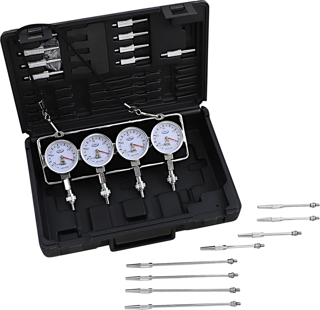K&L Supply Vacuum Gauge Set - Fuel Pressure - Deluxe 35-3019 - Side View