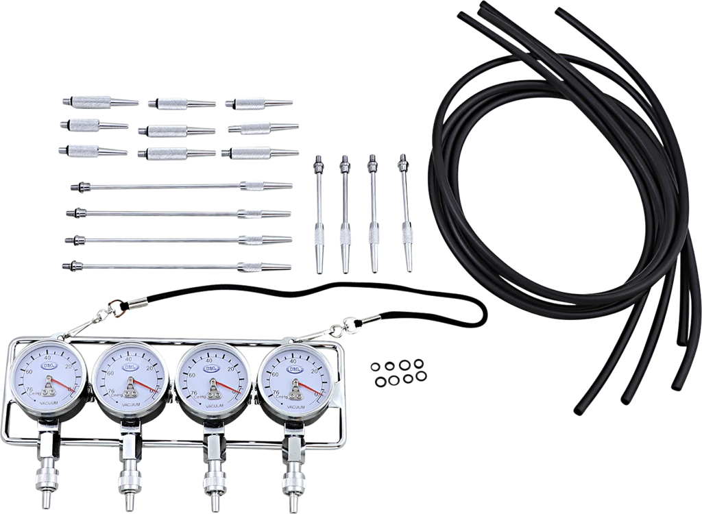K&L Supply Vacuum Gauge Set - Fuel Pressure - Deluxe 35-3019 - Back View