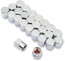 Load image into Gallery viewer, K&L Supply Valve Stem Cap - Chrome - 25 Pack 32-8196 - Main Product View