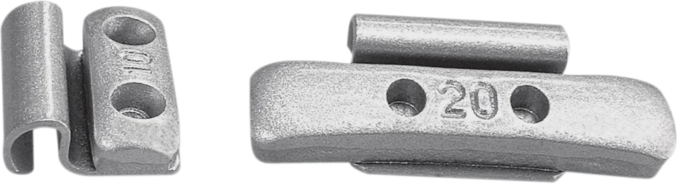 K&L Supply Wheel Weights - Crimp-On - 30 g - GSXR 32-4056 - Side View