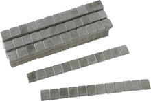 Load image into Gallery viewer, K&L Supply Wheel Weights - Rectangle - Adhesive Stick-On - Chrome - 360 Pack 32-8126 - Main Product View