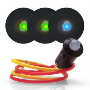 Keep It Clean 12V LED Dash Indicator Lights 2 Green 1 Blue KICSWIND2DASH
