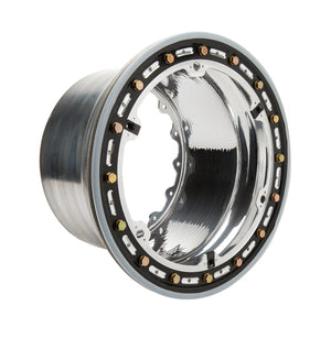 Keizer Aluminum Wheels Outer Wheel Half 15x9 Wide 5 Beadlock Polished W159bl