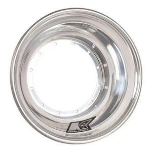 Keizer Aluminum Wheels Wheel Half 12-Blt 10in x 3in Polished Brake Bell 103bc