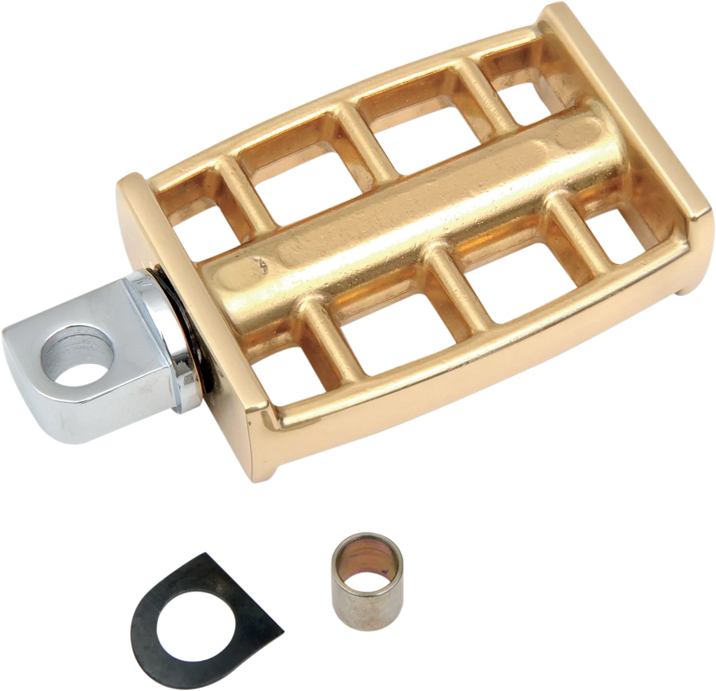 Kickstarter Pedal - Brass DragSpecialties 361603 - Side View