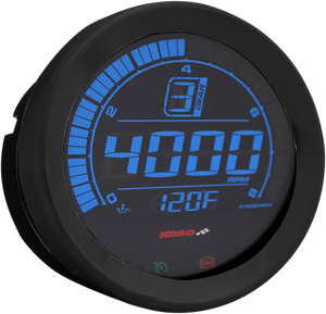 Koso North America 4" Tachometer - Black BA051110 - Main Product View