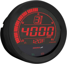 Load image into Gallery viewer, Koso North America 4" Tachometer - Black BA051110 - Side View