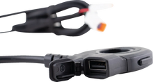 Load image into Gallery viewer, Koso North America Heated Grip Thumb Switch - USB-A Charger - Black KB011100 - Main Product View