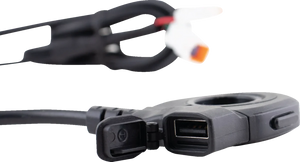 Koso North America Heated Grip Thumb Switch - USB-A Charger - Black KB011100 - Main Product View