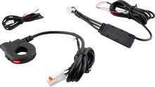 Load image into Gallery viewer, Koso North America Heated Grip Thumb Switch - USB-A Charger - Black KB011100 - Side View