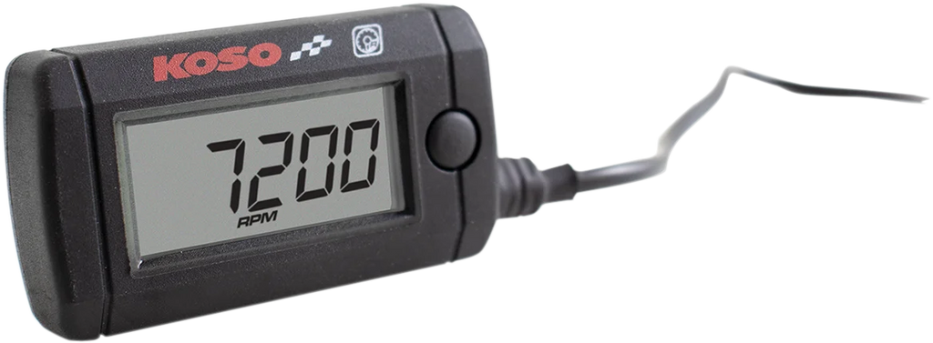 Koso North America Mini 4 Tachometer BA033040 - Side View
