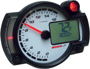 Koso North America RX2-NR GP-Style Race Tachometer BA015000 - Main Product View