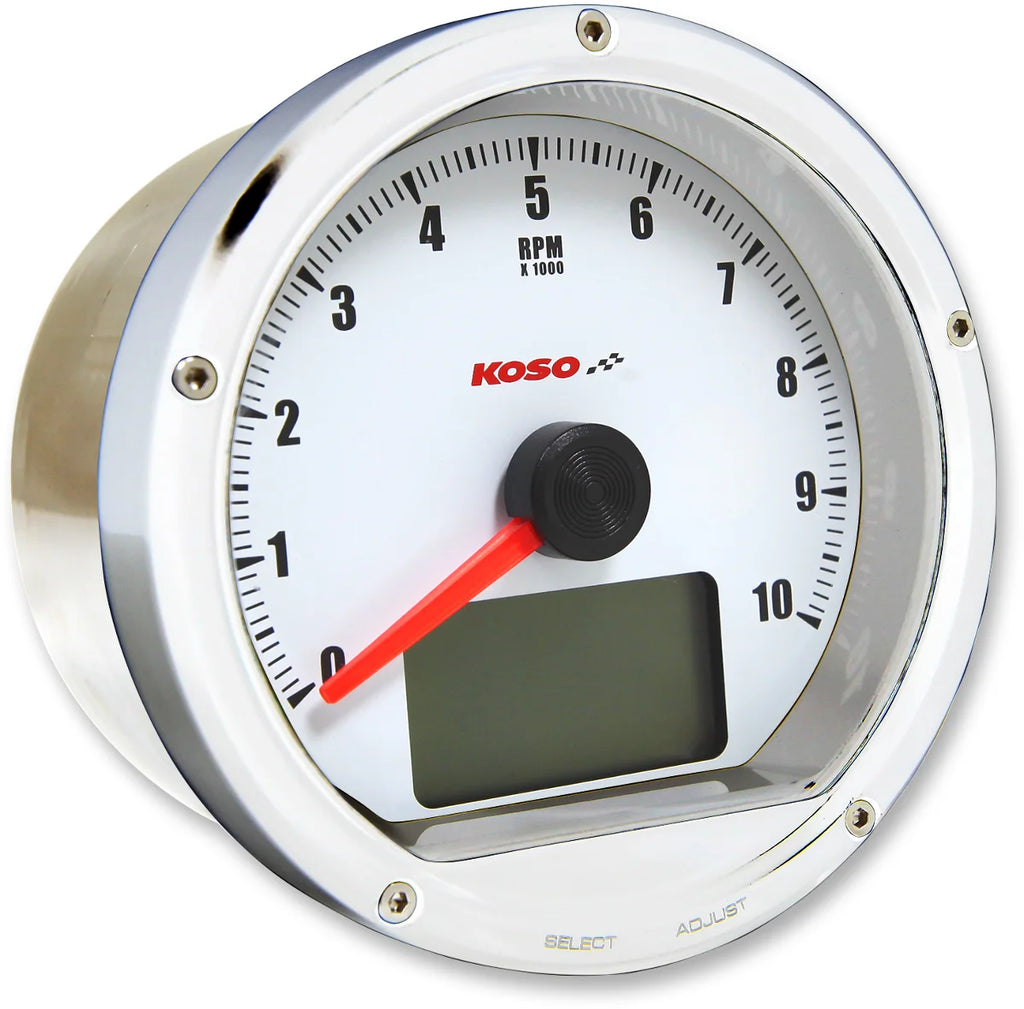 Koso North America TNT-01R Universal Electronic Speedometer/Tachometer - Black Face/Casing BA035K00 - Additional View 5