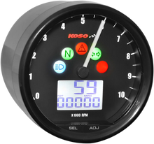Load image into Gallery viewer, Koso North America TNT-02 Multi-Function Speedometer/Tachometer - Main Product View