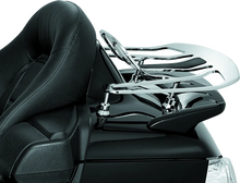 Load image into Gallery viewer, Kuryakyn Luggage Rack Risers 01-22 Honda GL1800 Chrome - Side View