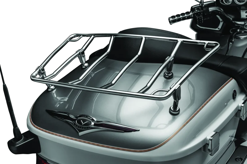 Kuryakyn Multi-Rack Adjustable Trunk Luggage Rack Chrome - Additional View 6