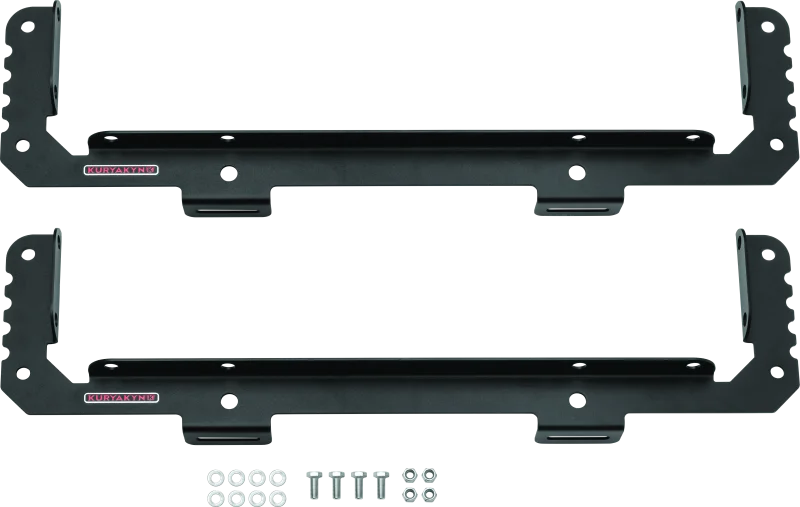 Kuryakyn Takrak Utility Cradles Black - Side View