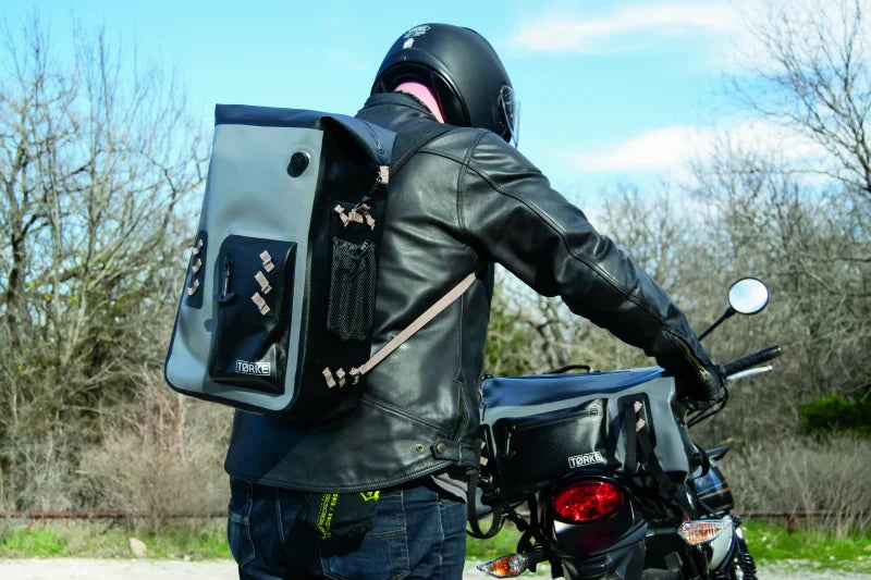 Kuryakyn Torke 25L Dry Backpack - Side View