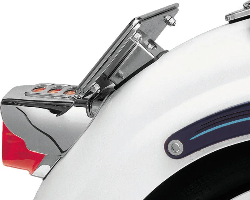 Kuryakyn Universal Laydown License Holder Chrome - Side View