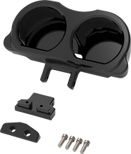 Load image into Gallery viewer, LA Choppers Gauge Mount - Dual - Raw - FLT LA-7397-03R - Detail View