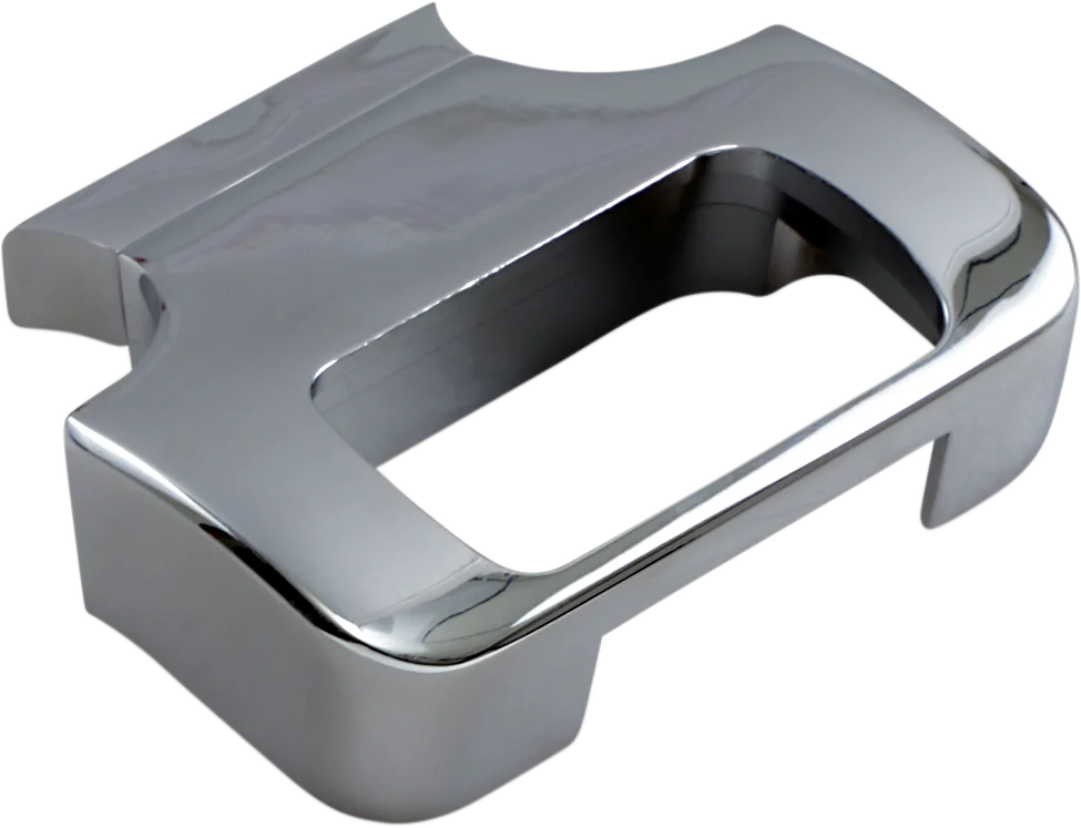 LA Choppers T-Bar Gauge Mount - Gloss Black - For 1.50" Diameter Bars LA-7391-02B - Side View