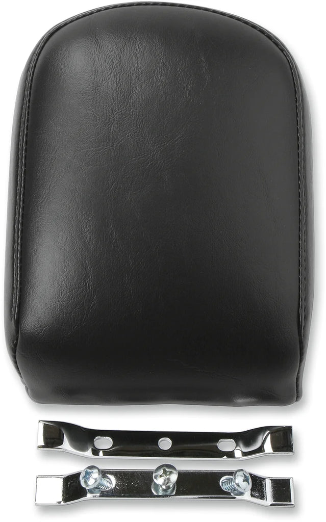 Le Pera Backrest Pad - Smooth - Black w/o Studs L-352 - Side View