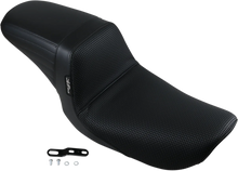 Load image into Gallery viewer, Le Pera Kickflip Seat - Basketweave - Black - FXD '96-'03 LN-591BW - Side View