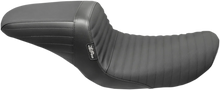 Load image into Gallery viewer, Le Pera Kickflip Seat - Pleated w/ Gripp Tape - Black - FXD '96-'03 LN-591PTGP - Main Product View