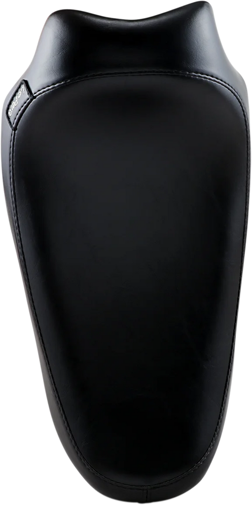 Le Pera Silhouette Solo Seat - Smooth - Black - Dyna '96-'03 LN-851 - Installation View