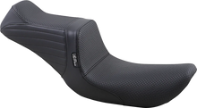 Load image into Gallery viewer, Le Pera Tailwhip Seat - Basketweave - Black - FXD '96-'03 LN-581BW - Main Product View