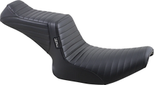 Load image into Gallery viewer, Le Pera Tailwhip Seat - Pleated - Black - FXR '82-'94 L-588PT - Main Product View