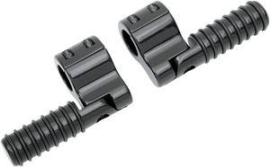 Lindby Clamp-On Wide Footpeg - Black BL815 - Side View
