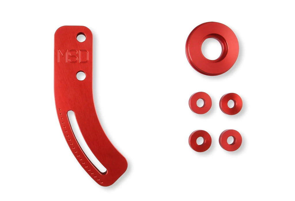 MSD MSD Crank Trigger Wheel Kit - Flying Magnet - Hall-Effect  - SBC - 7 in. 86101 - Installation View