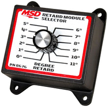 Load image into Gallery viewer, MSD The Selectors plug into the retard module receptacle of any MSD Timing Controls. 8676