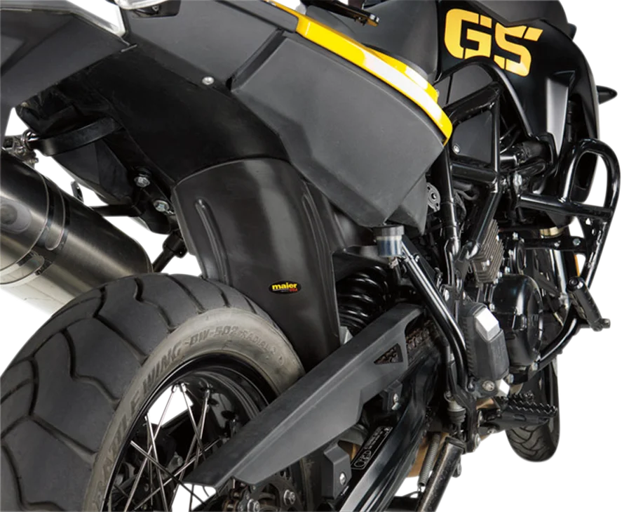 Maier Rear Splash Guard - Textured Black 05877-20 - Side View