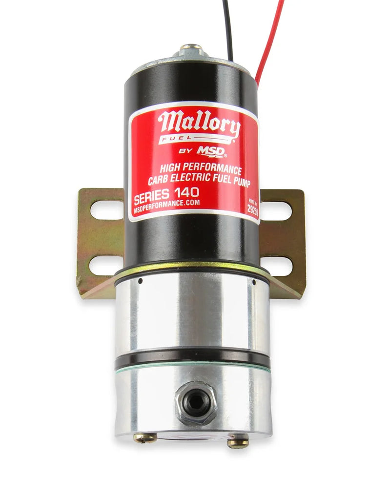 Mallory Mallory Model 140 Fuel Pump with Non-Bypass Regulator 29209 - Side View