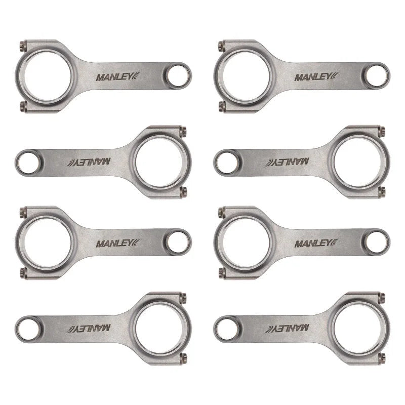 Manley Chevrolet LS 6.125 Length H Tuff Series Connecting Rod Set w/ ARP 2000 Bolts - Additional View 8