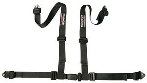 Mastercraft Racing Products Seat Belt Restraint 2in 4 Point Bolt In Black 114004