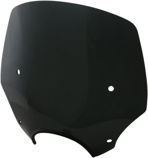Memphis Shades El Paso Windshield - 15" - 7" Headlight Cutout - Dark Black Smoke MEP5245 - Main Product View