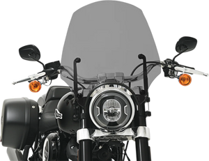 Memphis Shades El Paso Windshield - 17" - 9" Headlight Cutout - Black Smoke MEP5273 - Main Product View