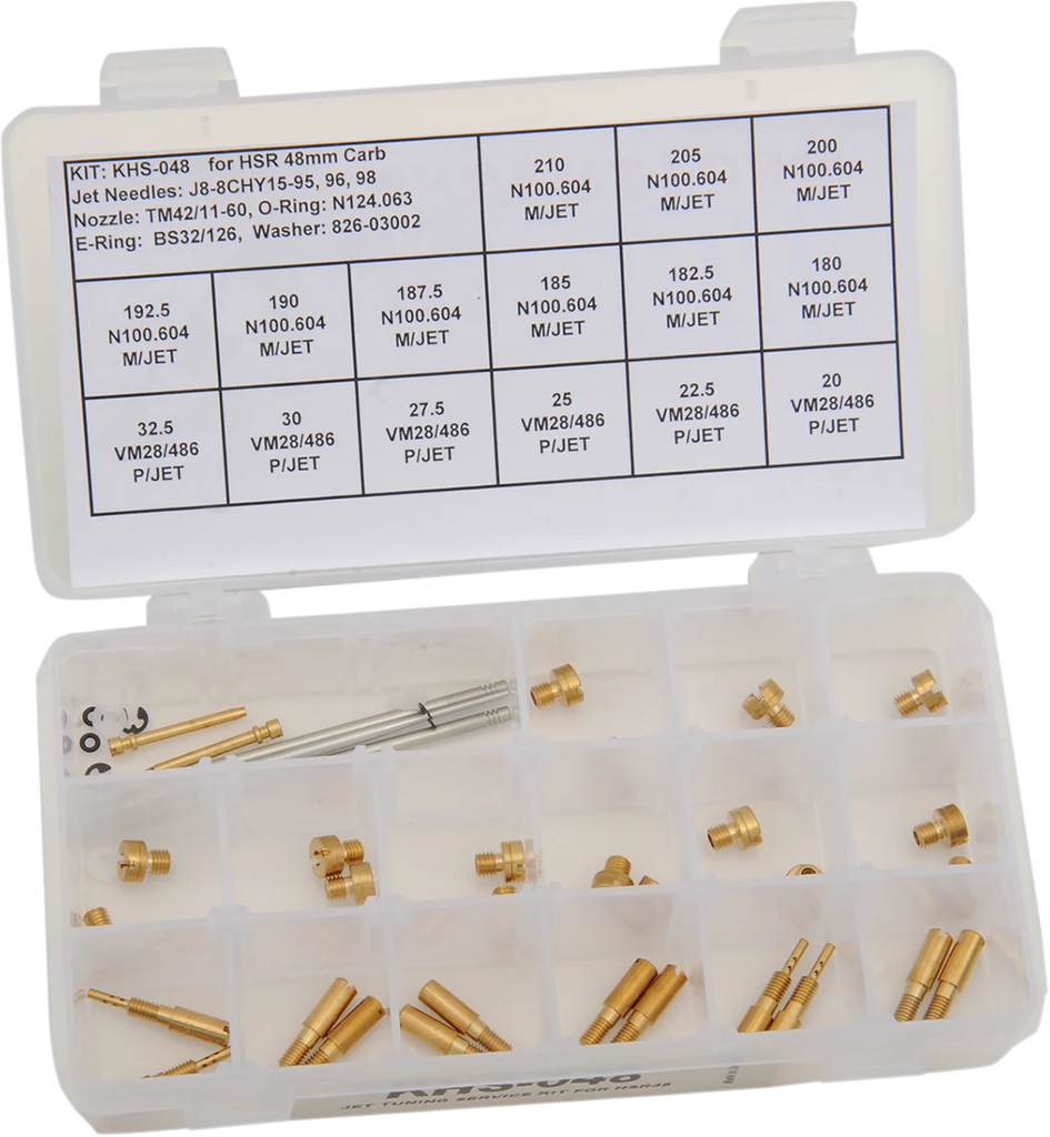 Mikuni Carburetor Jet Kit - HSR 45 KHS-045 - Side View