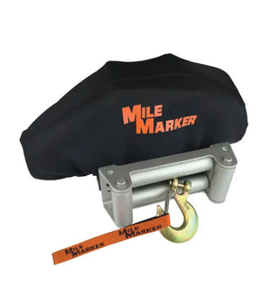 Mile Marker Neoprene Cover-Fits most electric winches 8,000 pounds to 12,000 pounds 8506 - Size Reference