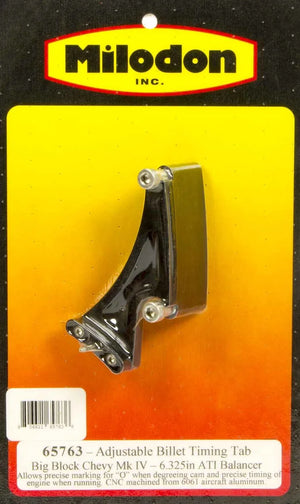 Milodon BBC Timing Pointer - 6.325 ATI Balancer 65763