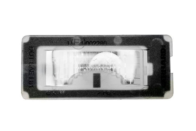 Mini License Plate Light Lens 51-13-2-756-227 - Side View